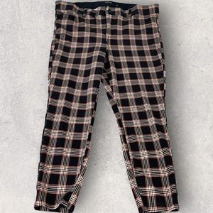 Torrid Womens Plaid Pants 18R (36x24) Stretch Preppy Academia  E81